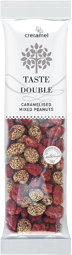 Caramelised Mixed Peanuts Taste in Double Strawberry Flavor 200g – Caramelised Nuts