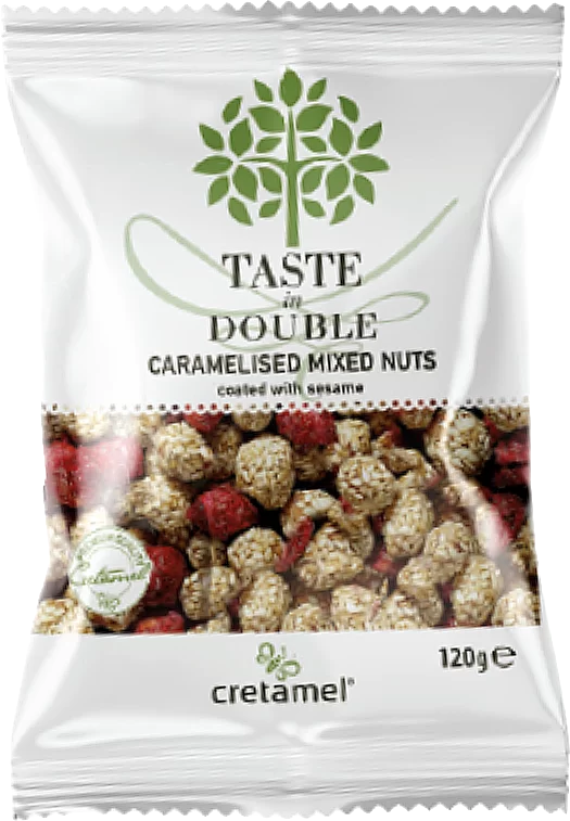Caramelised Peanuts Taste in Double Fruits & Nuts Flavor 120g – Caramelised Nuts