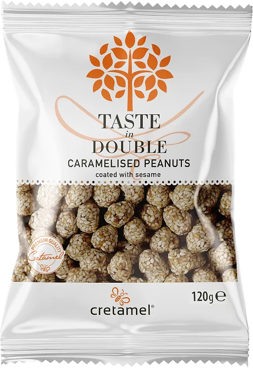 Caramelised Peanuts Taste in Double in Sesame 120g – Caramelised Nuts
