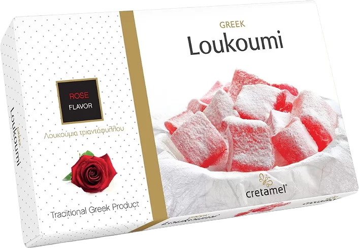 Greek Loukoumi Rose Flavor 300g – Loukoumi