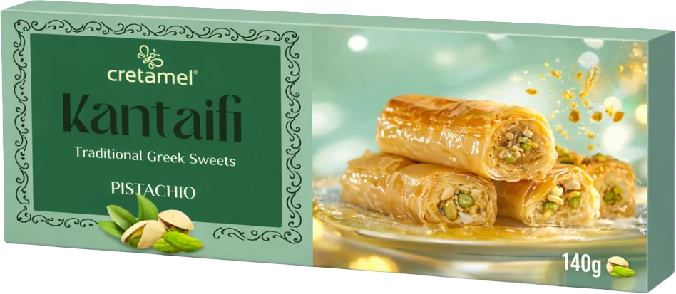 Kantaifi Pistacia 140g – Sweets