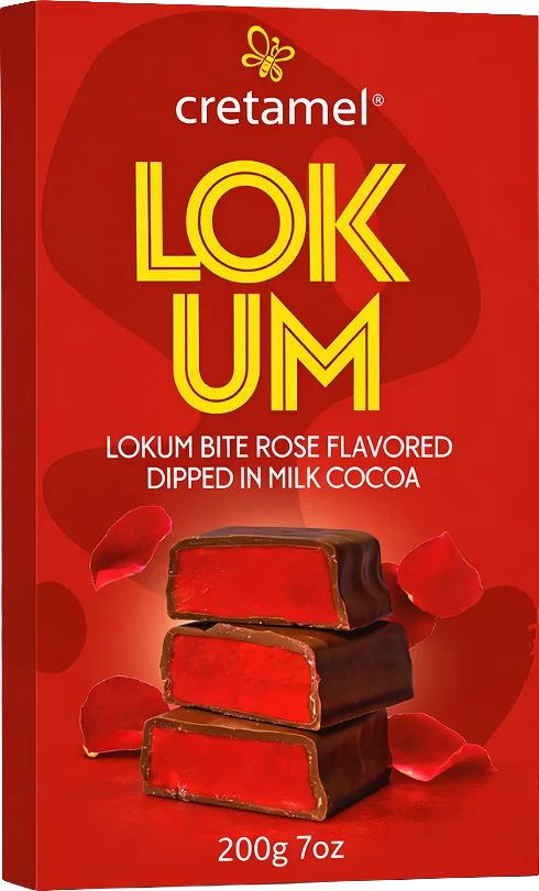 Lokum Choco Bite Rose Flavor 200g – Loukoumi