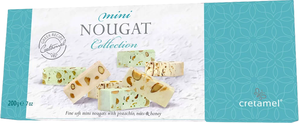 Mini Nougat Collection Nuts & Honey Flavor 200g – Gift Boxes