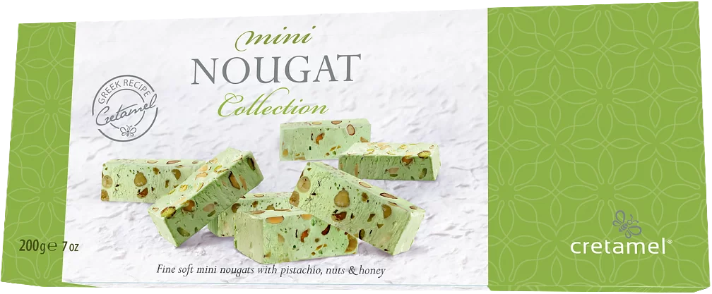 Mini Nougat Collection Pistachio Flavor 200g – Gift Boxes