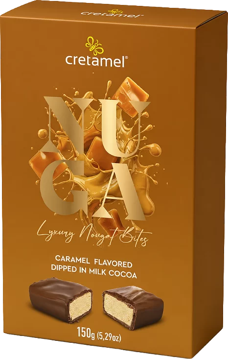 Mini Nuga Choco Bites Caramel Flavor 150g – Nougat Choco
