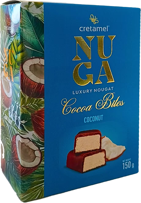 Mini Nuga Choco Bites Coconut Flavor 150g – Nougat Choco