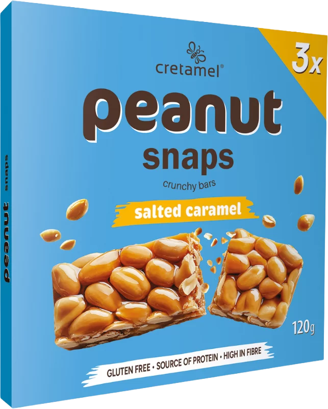 Multipack Peanut Snaps Salted Caramel (Box) 120g – Peanut Snaps