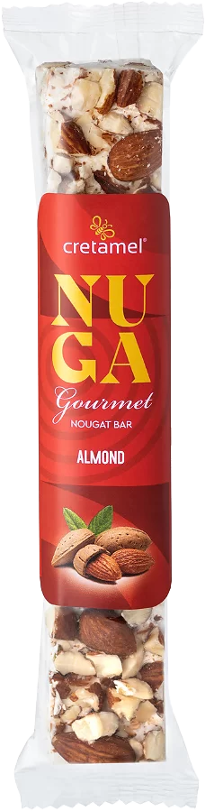 Nuga Gourmet with Almonds Topping 75g / 100g – Nougat