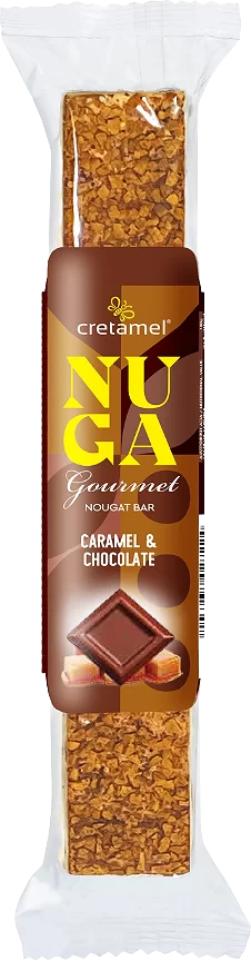 Nuga Gourmet with Chocolate and Caramel 75g / 100g – Nougat