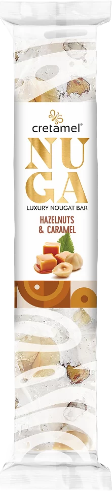 Nuga with Caramel & Peanuts 70g – Nougat
