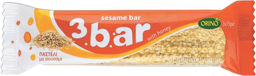 Sesame Bar 3Bar 45g – Sesame & Nut Bars